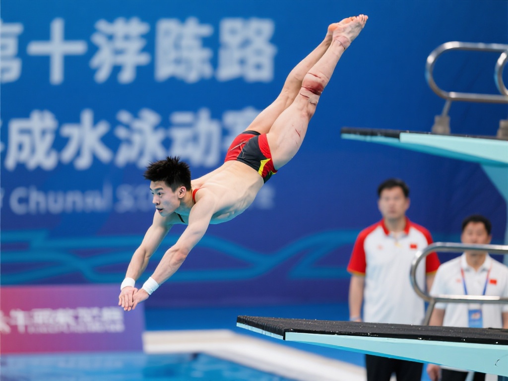 朱子峰勇夺跳水世界杯总决赛男子10米台金牌